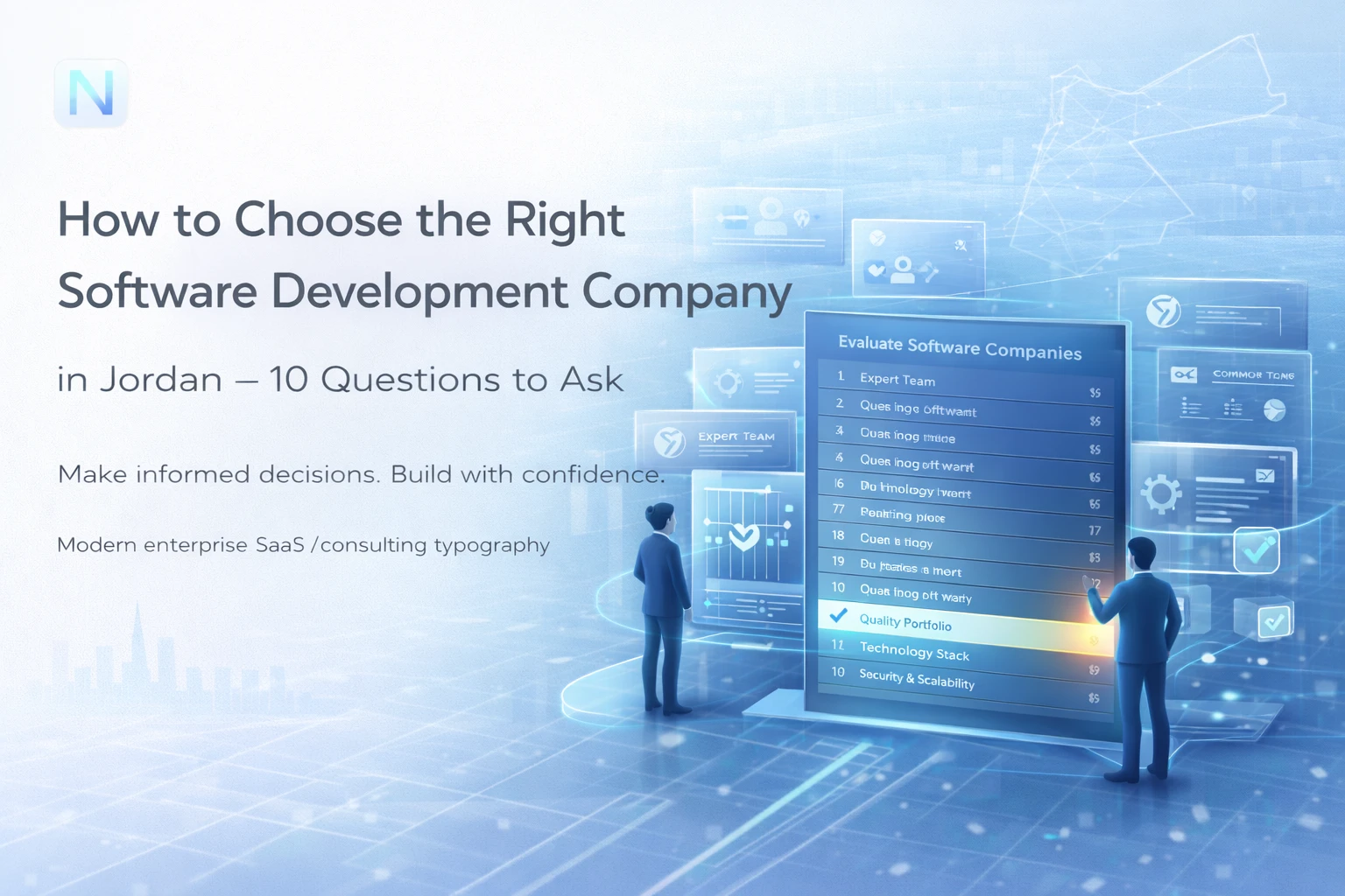 How to Choose the Right Software Development Company in Jordan – 10 Questions to Ask