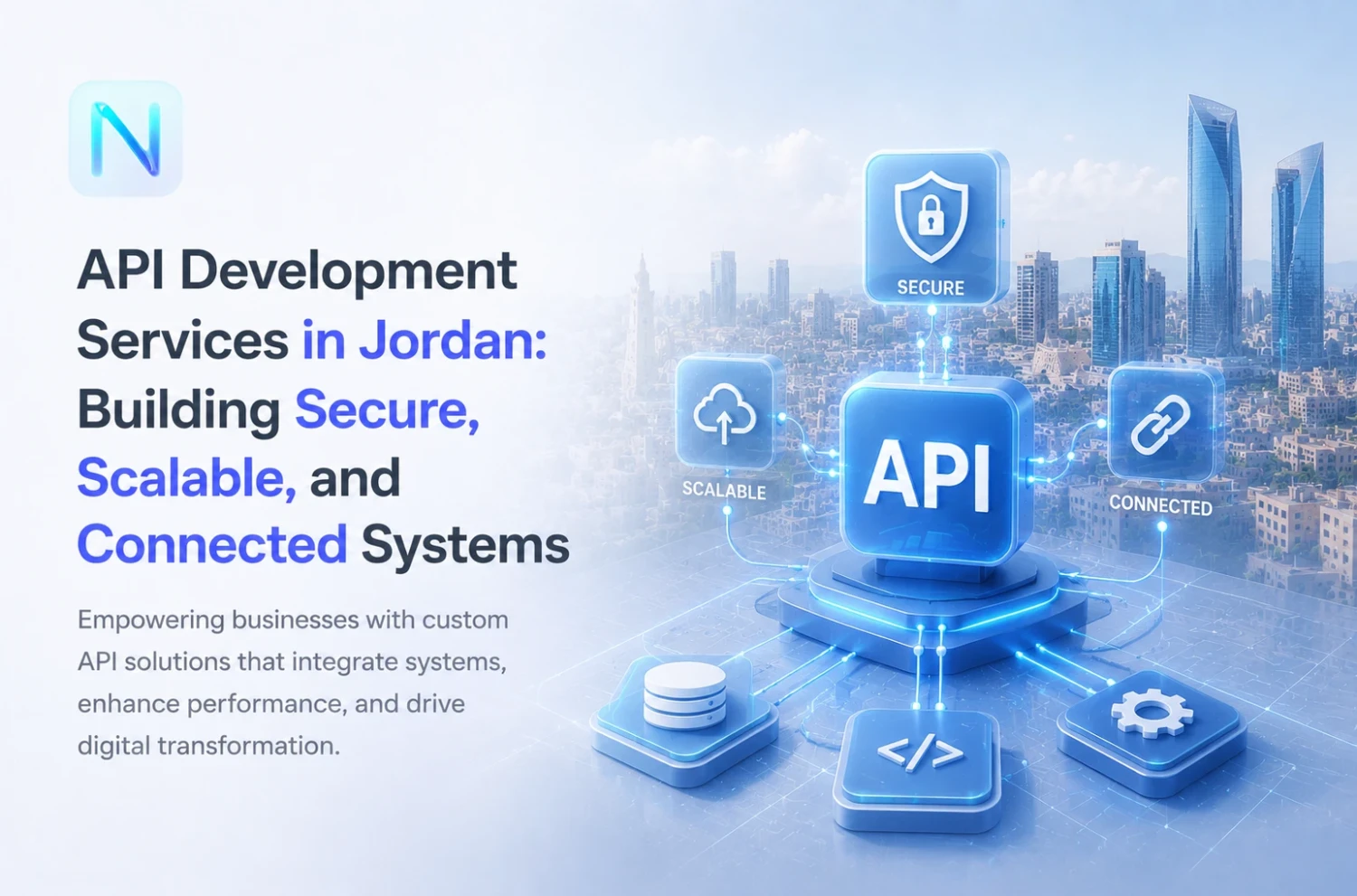 خدمات تطوير واجهات برمجة التطبيقات (APIs) في الأردن: بناء أنظمة رقمية آمنة وقابلة للتوسع