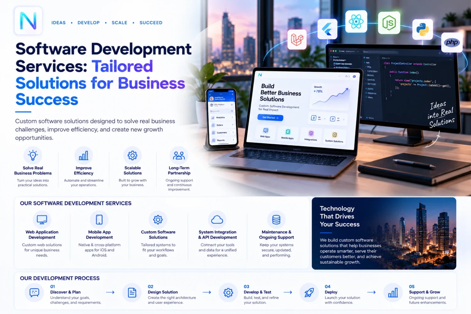 Software Development Services: Tailored Solutions for Business Success